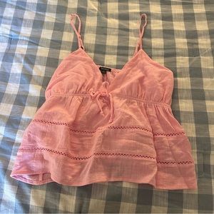 Pink Babydoll Top